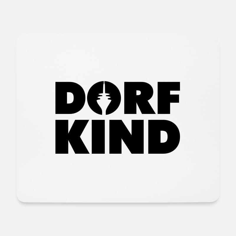 Dorfkind - Düsseldorf - Mousepad (Querformat) - Weiß