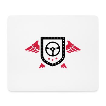 Driver / Car / Truck / Quad - Mouse Pad (horizontal) - white - Front