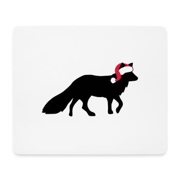 Fuchs Weihnachten - Weihnachtsgeschenk - Mousepad (Querformat) - Weiß - Vorne