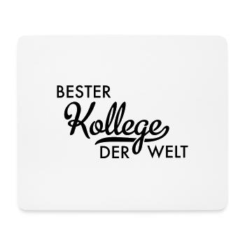 bester kollege - Mousepad (Querformat) - Weiß - Vorne