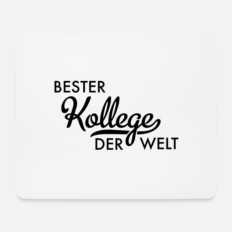 bester kollege - Mousepad (Querformat) - Weiß