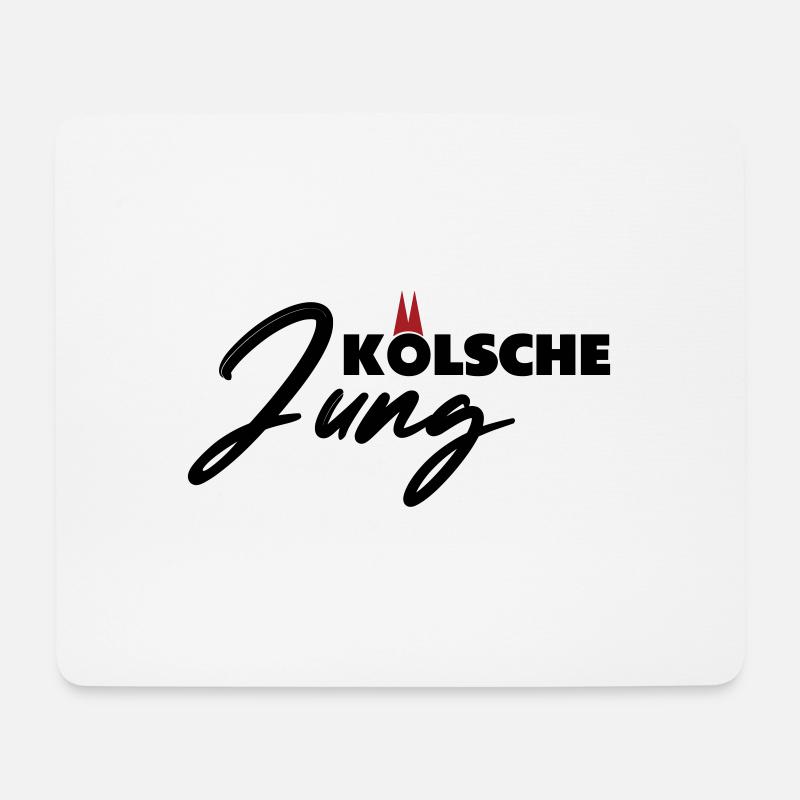 Kölsche Jung - Mousepad (Querformat) - Weiß