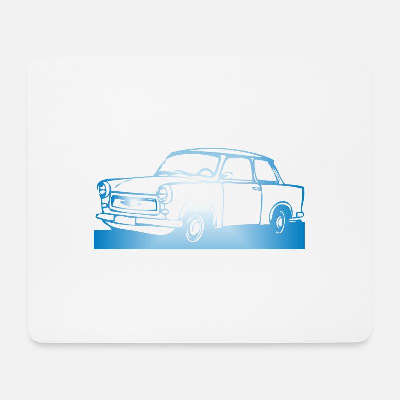 Trabant 601 Limo Trabi - Mousepad (Querformat) - Weiß