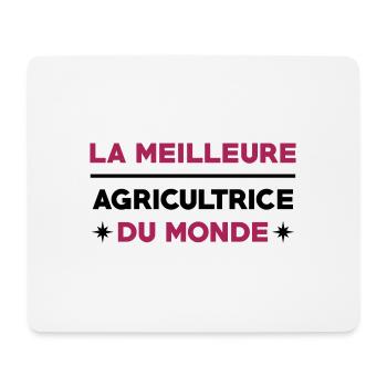 La meilleure agricultrice du monde - Tapis de souris (format paysage) - blanc - Devant
