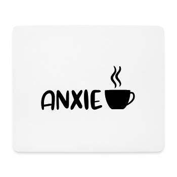 Anxiety Anxietee Anxietea Peur Tee Geschenk Shirt - Tapis de souris (format paysage) - blanc - Devant