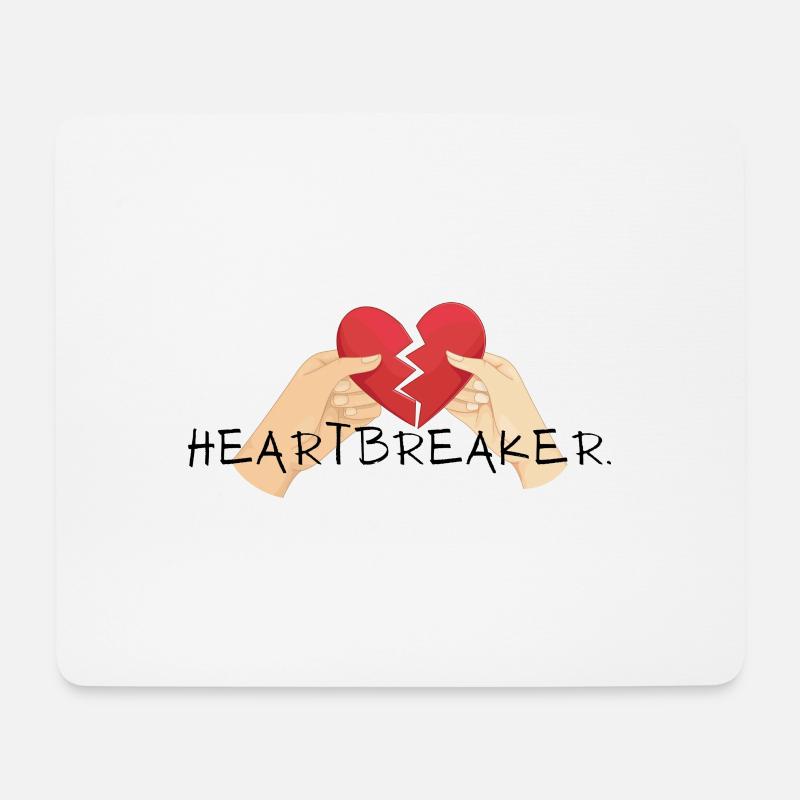 Heartbreaker - Mouse Pad (horizontal) - white