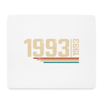 Vintage Anniversary 1993 Birthday Party 1993 - Mouse Pad (horizontal) - white - Front