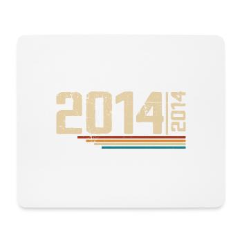 Vintage Anniversary 2014 Birthday Party 2014 - Mouse Pad (horizontal) - white - Front