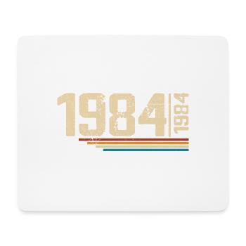 Vintage Anniversary 1984 Birthday Party 1984 - Mouse Pad (horizontal) - white - Front