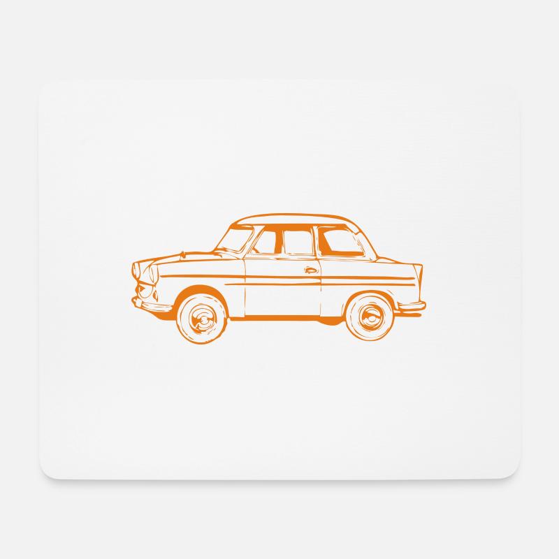  500 600 Trabi - Mousepad (Querformat) - Weiß