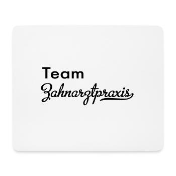 zahnarzt - Mousepad (Querformat) - Weiß - Vorne