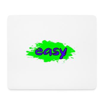 easy - Mousepad (Querformat) - Weiß - Vorne