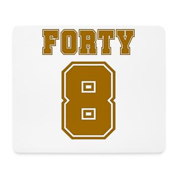 sportster 48 gold - Mouse Pad (horizontal) - white - Front
