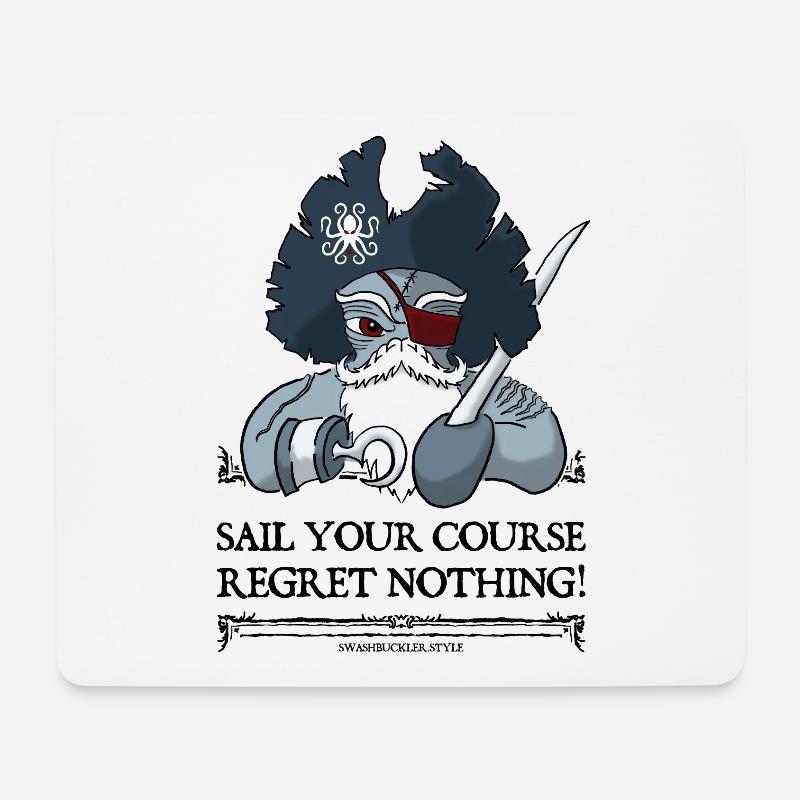 KrakenVeteran White Collection - Mousepad (Querformat) - Weiß