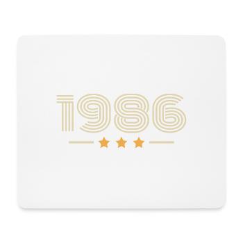 Légendaire Depuis 1986 Cadeau D anniversaire 1986 - Tapis de souris (format paysage) - blanc - Devant