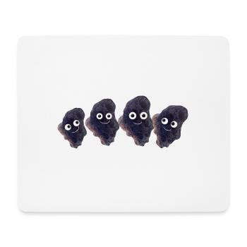 asteroid familie,familie,weltall, all - Mousepad (Querformat) - Weiß - Vorne