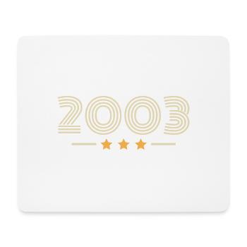 legendär seit 2003 Geburtstagsgeschenk 2003 - Mousepad (Querformat) - Weiß - Vorne