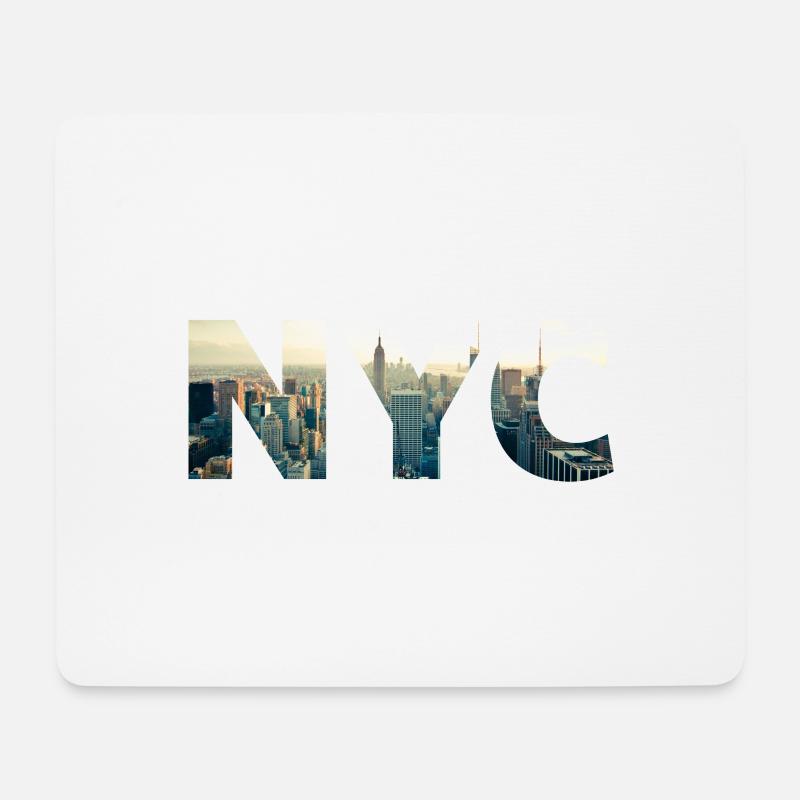 nyc New York City - Mousepad (Querformat) - Weiß