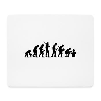Darwin Evolution - Tapis de souris (format paysage) - blanc - Devant