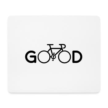 good bike - Mouse Pad (horizontal) - white - Front