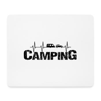 camping - Mouse Pad (horizontal) - white - Front