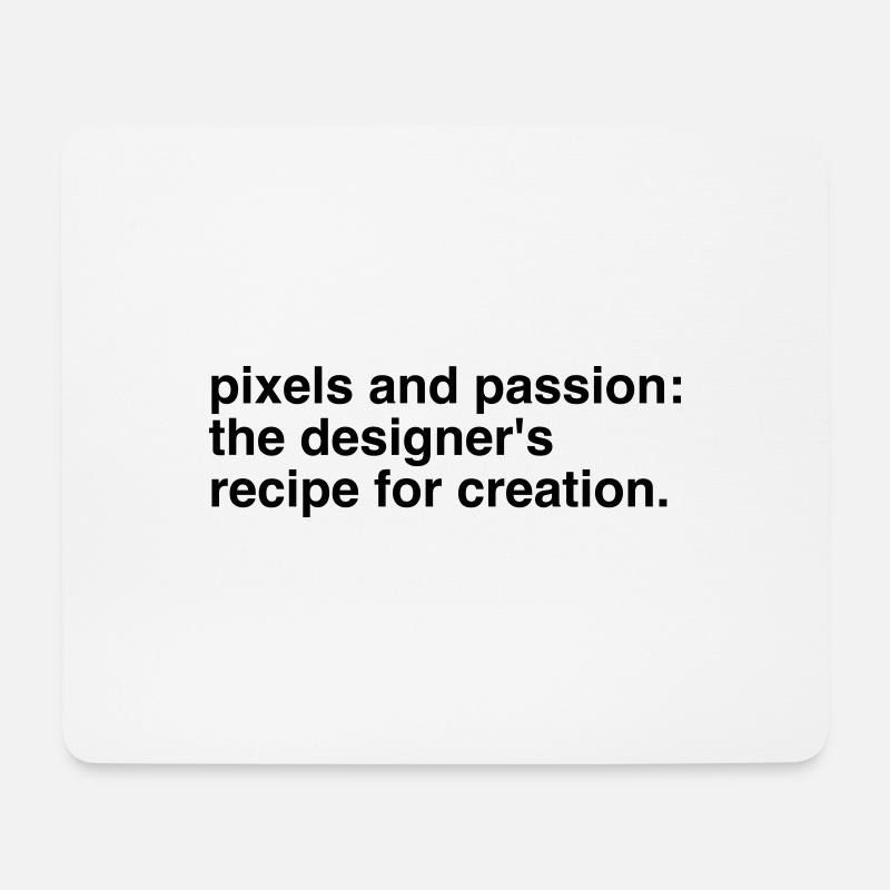 Designer Designerin Design 014 - Mousepad (Querformat) - Weiß