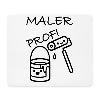 Sweet painter professional - Mouse Pad (horizontal) - white - Front