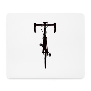 Cycling Road Bike Bicycle Graphic Image - Mouse Pad (horizontal) - white - Front