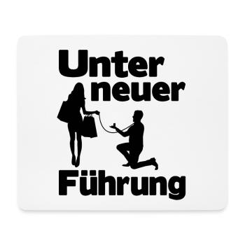 Junggesellenabschied Lustig Unter neuer Führung - Mousepad (Querformat) - Weiß - Vorne
