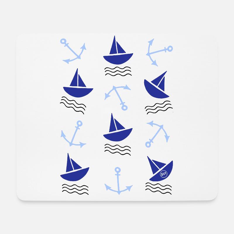 *BAM* be_maritim - Mousepad (Querformat) - Weiß
