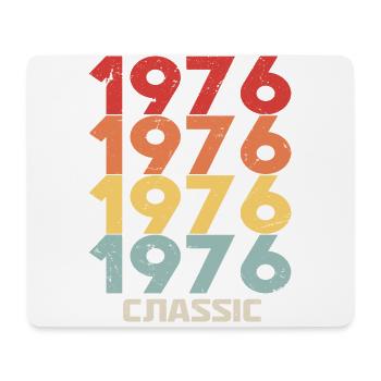 1976 Jubilé dans un style vintage classique 1976 - Tapis de souris (format paysage) - blanc - Devant