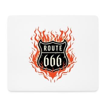 Route 666 - Mouse Pad (horizontal) - white - Front