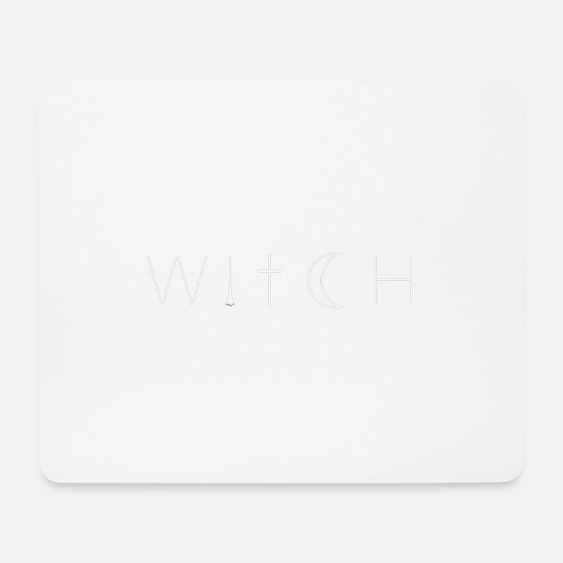 Witch - Mousepad (Querformat) - Weiß