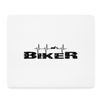 Motorrad - Mousepad (Querformat) - Weiß - Vorne