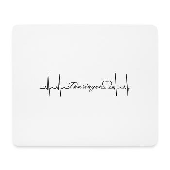 Thüringen - Mousepad (Querformat) - Weiß - Vorne
