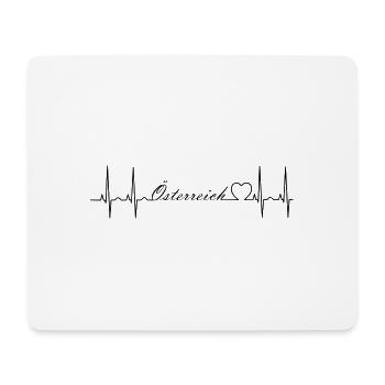 Autriche - Tapis de souris (format paysage) - blanc - Devant
