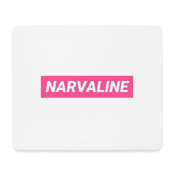 Narvaline Grenoble Femme - Tapis de souris (format paysage) - blanc - Devant