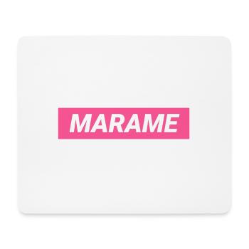 Marame Grenoble Femme - Tapis de souris (format paysage) - blanc - Devant