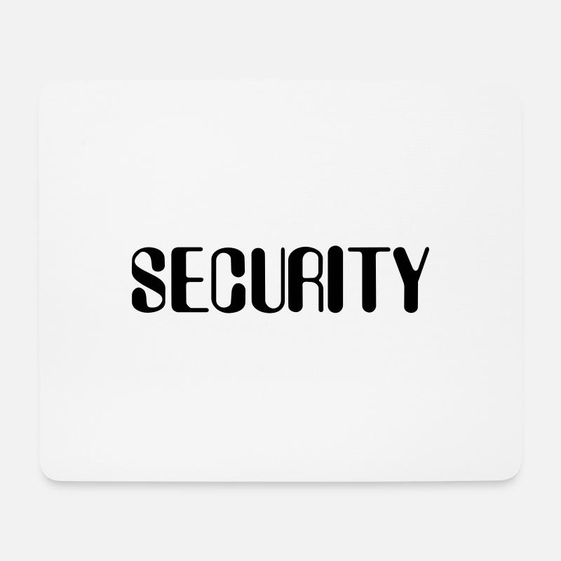 Sicherheit - Security - Mousepad (Querformat) - Weiß