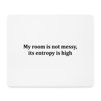Entropie Spruch Thermodynamik Physiker Ingenieur - Mousepad (Querformat) - Weiß - Vorne