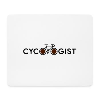 cycologist - Mousepad (Querformat) - Weiß - Vorne