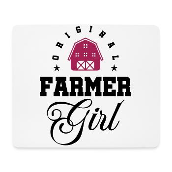 farmer farmer farm farmer's wife - Mouse Pad (horizontal) - white - Front