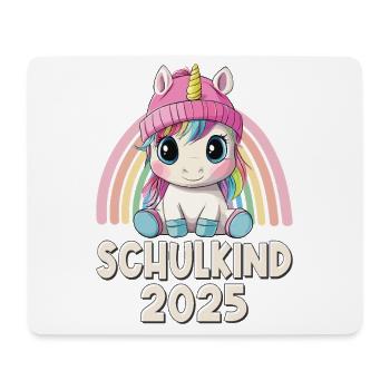 School Child 2025 Unicorn Enrollment School Student - Mouse Pad (horizontal) - white - Front