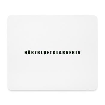 Härzbluetglarnerin, Canton de Glaris, Suisse - Tapis de souris (format paysage) - blanc - Devant
