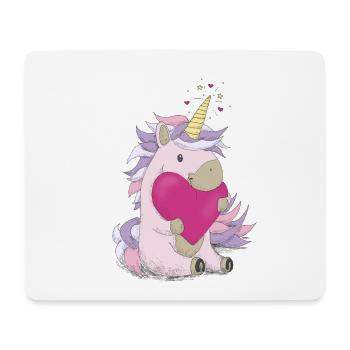 Unicorn Heart - Mouse Pad (horizontal) - white - Front