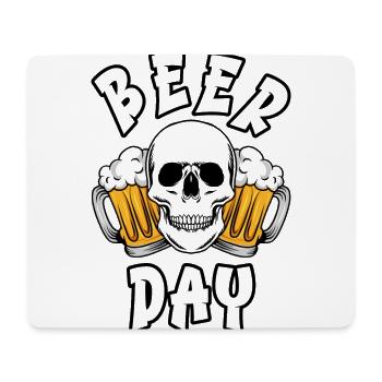 JOURNÉE DE LA BIÈRE - Tapis de souris (format paysage) - blanc - Devant