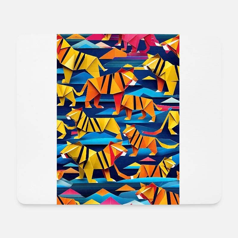 Paper Tigers - Mouse Pad (horizontal) - white