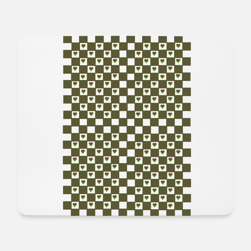 Heart design - Mouse Pad (horizontal) - white