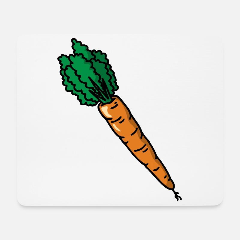 Carrot carrot carrot carrot - Mouse Pad (horizontal) - white