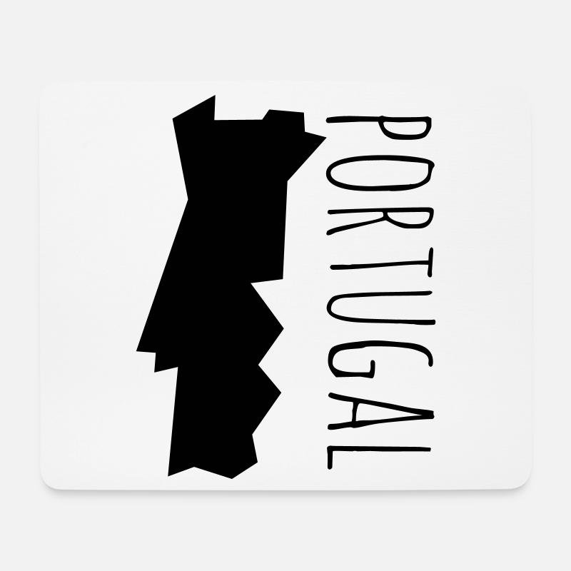 portugal - Tapis de souris (format paysage) - blanc